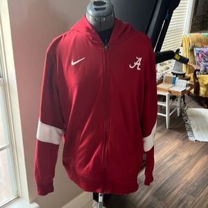 Women’s Alabama performance full zip hoodie by Nike size XL